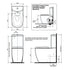Caroma Contura II Cleanflush Wall Faced Toilet Suite